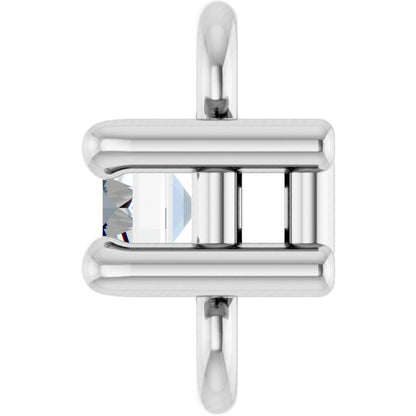 .05 CT Natural Diamond Link, 3.7 mm x 5 mm