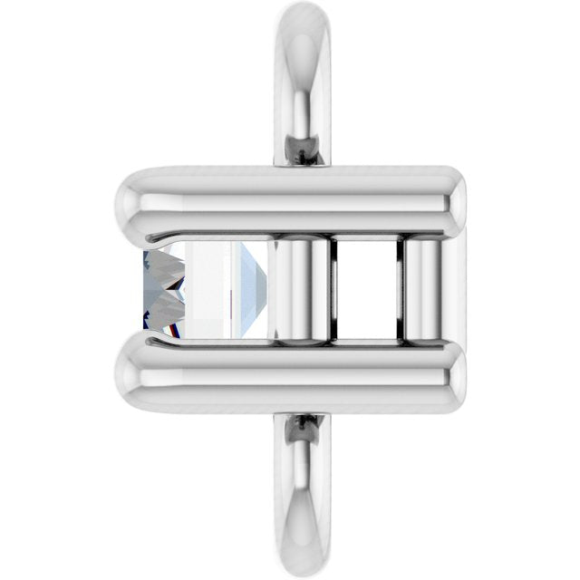 .04 CT Lab-Grown Diamond Link, 3.7 mm x 5 mm
