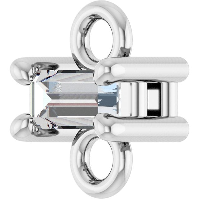 .05 CT Natural Diamond Link, 3.7 mm x 5 mm