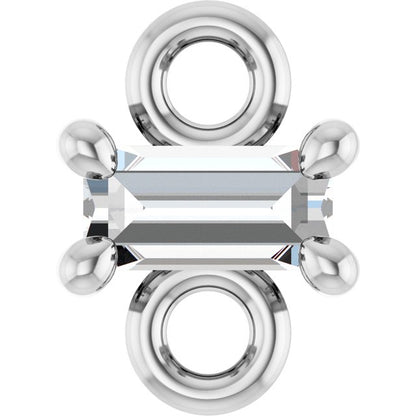 .05 CT Natural Diamond Link, 3.7 mm x 5 mm