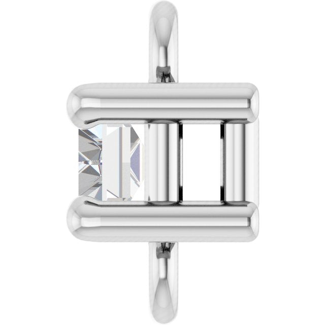 1/8 CT Natural Diamond Link, 4.7 mm x 5.5 mm
