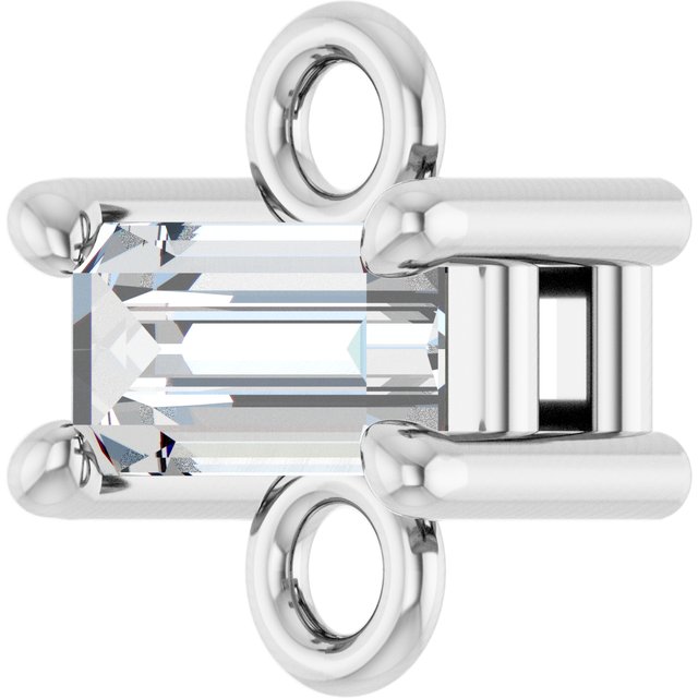 1/8 CT Natural Diamond Link, 4.7 mm x 5.5 mm