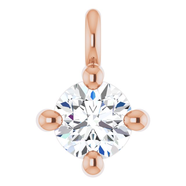 .06 CT Lab-Grown Diamond Dangle