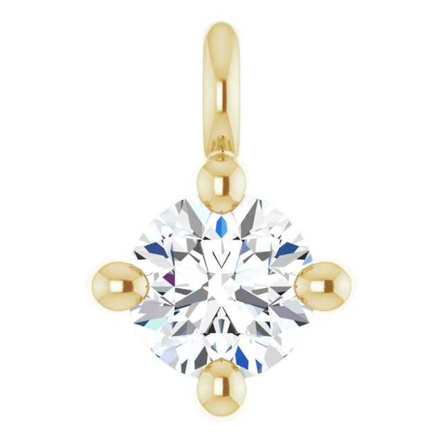 .06 CT Lab-Grown Diamond Dangle