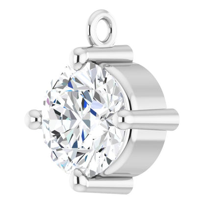 5/8 CT Lab-Grown Diamond Dangle