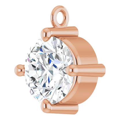 5/8 CT Lab-Grown Diamond Dangle