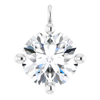 5/8 CT Lab-Grown Diamond Dangle