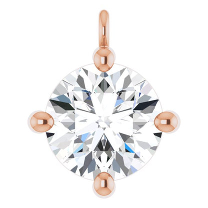 5/8 CT Lab-Grown Diamond Dangle