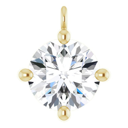 5/8 CT Lab-Grown Diamond Dangle