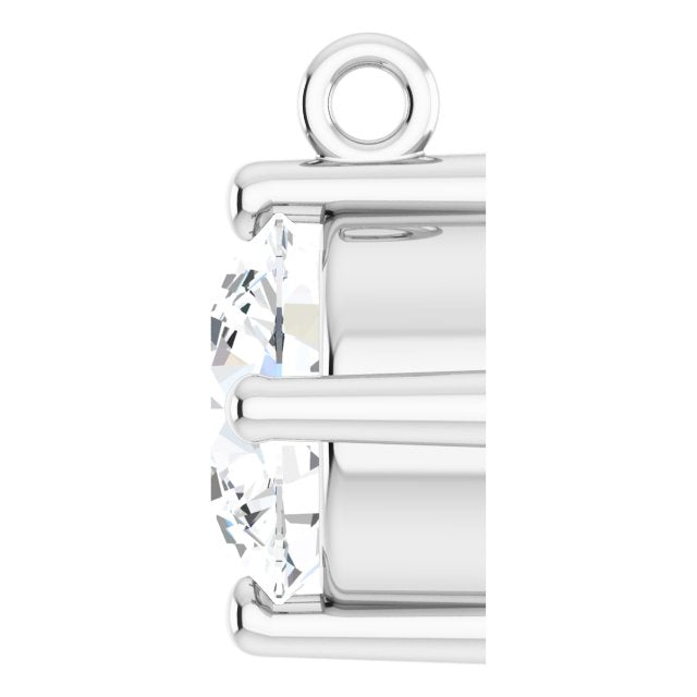 5/8 CT Lab-Grown Diamond Dangle
