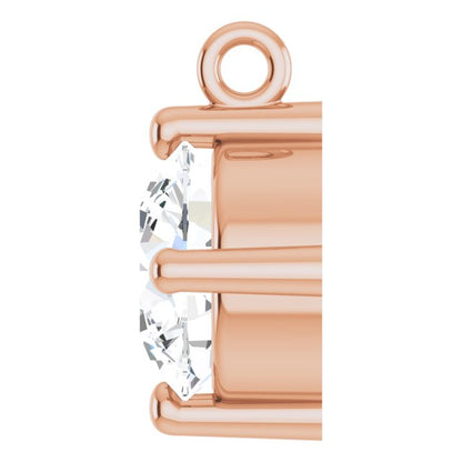 5/8 CT Lab-Grown Diamond Dangle