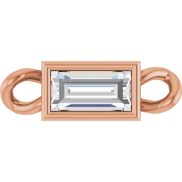 1/8 CT Lab Grown Diamond Bezel-Set Link