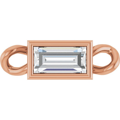 1/8 CT Lab Grown Diamond Bezel-Set Link