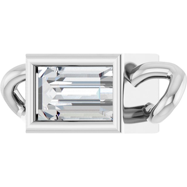 1/8 CT Lab Grown Diamond Bezel-Set Link