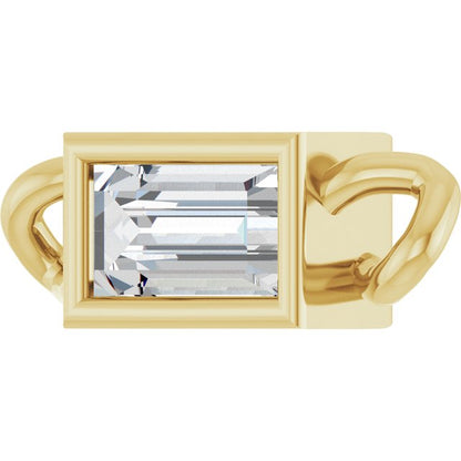 1/8 CT Lab Grown Diamond Bezel-Set Link