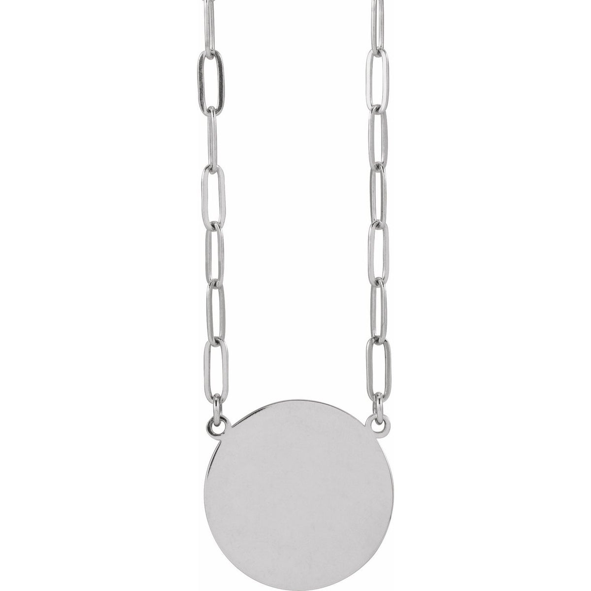 Engravable Disc 16" Necklace