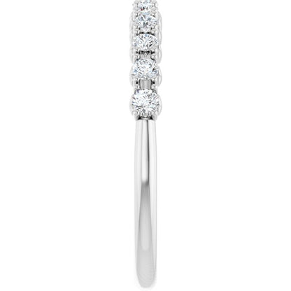 1/3 CTW Lab-Grown Diamond Anniversary Band, 3.2 x 2.6 mm