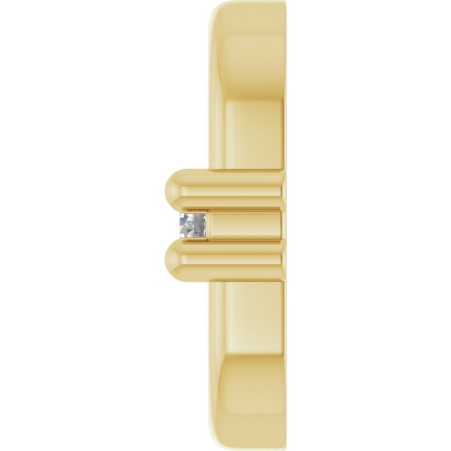 .02 CT Lab-Grown Diamond Link, 4.9 mm x 7 mm