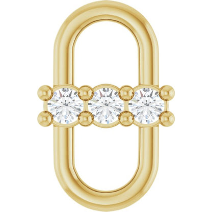 .04 CTW Natural Diamond Link