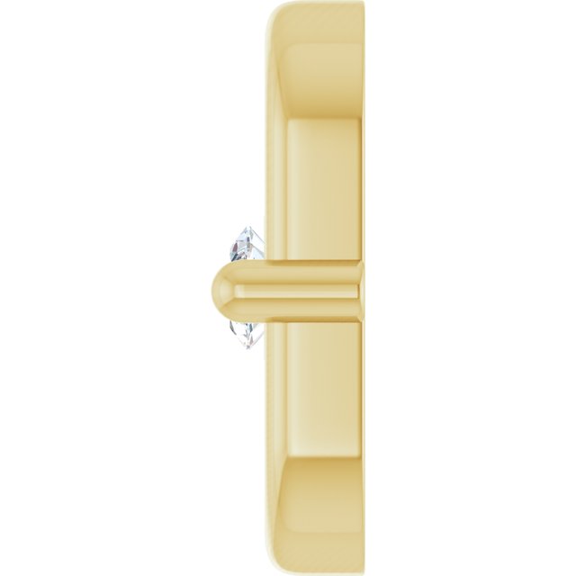 .03 CT Natural Diamond Link, 4.4 mm x 7 mm