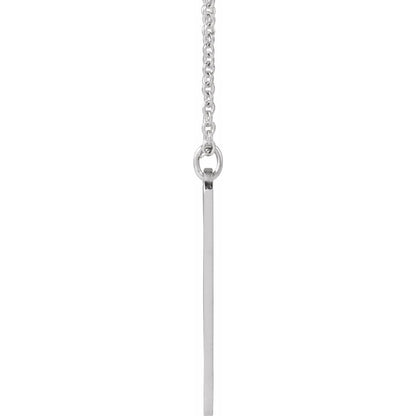 Engravable Paw Print 16-18" Necklace