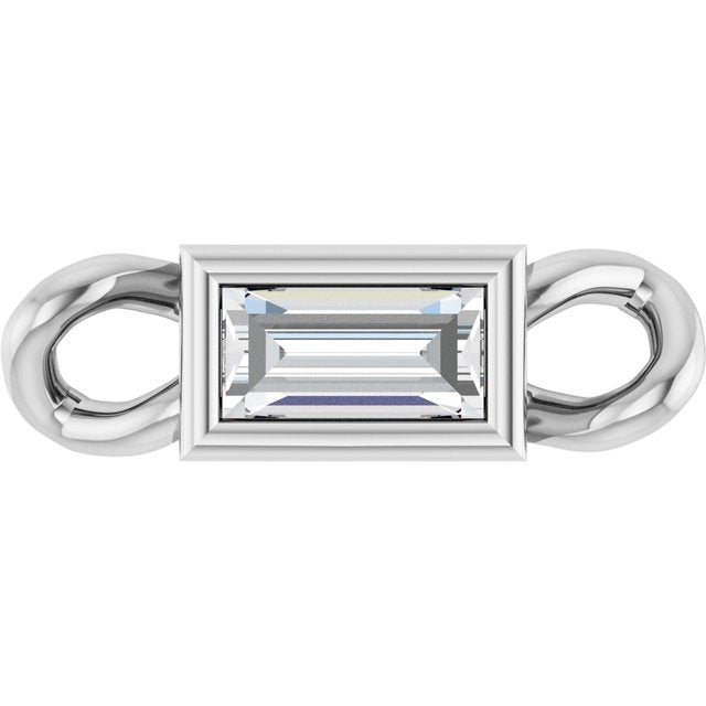 .06 CT Lab Grown Diamond Bezel-Set Link
