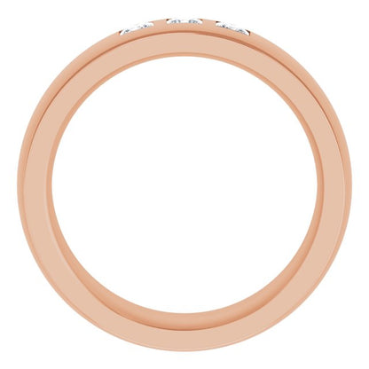 1/5 CTW Lab-Grown Diamond Band, 6 mm, Style 2