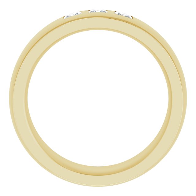 1/5 CTW Lab-Grown Diamond Band, 6 mm, Style 3