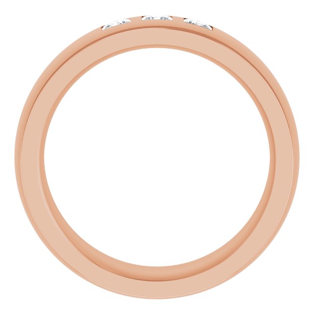 1/5 CTW Lab-Grown Diamond Band, 6 mm, Style 3