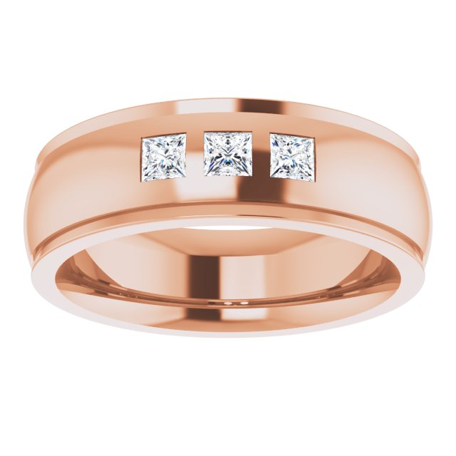 1/5 CTW Lab-Grown Diamond Band, 6 mm, Style 3