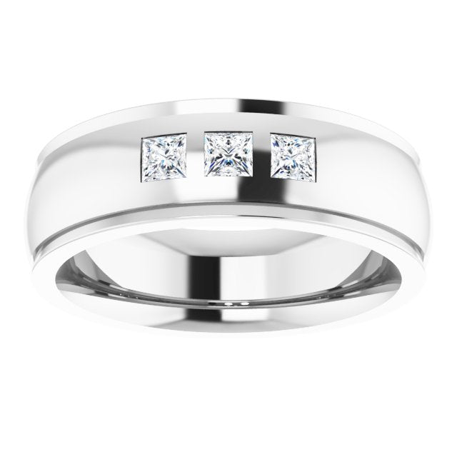 1/5 CTW Lab-Grown Diamond Band, 6 mm, Style 2