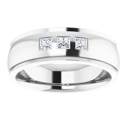 1/5 CTW Lab-Grown Diamond Band, 6 mm, Style 2