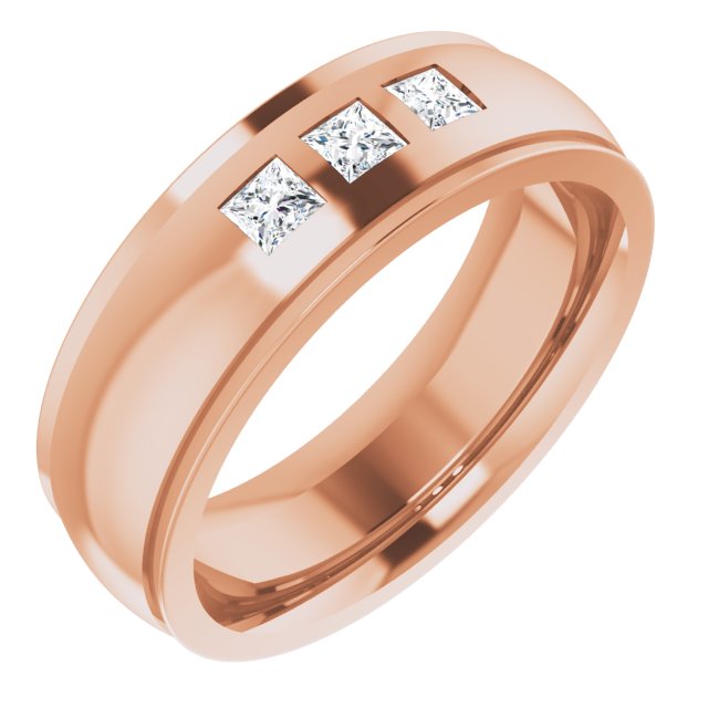 1/5 CTW Lab-Grown Diamond Band, 6 mm, Style 3