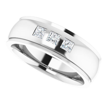1/5 CTW Lab-Grown Diamond Band, 6 mm, Style 2
