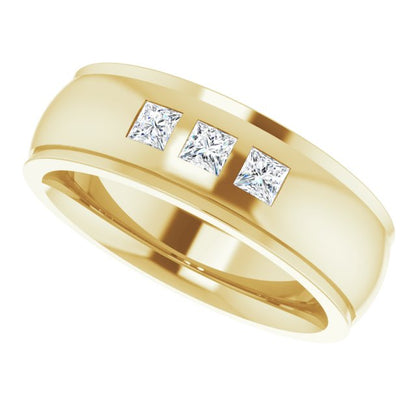 1/5 CTW Lab-Grown Diamond Band, 6 mm, Style 3