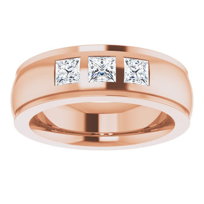 1/2 CTW Lab-Grown Diamond Band, 6 mm