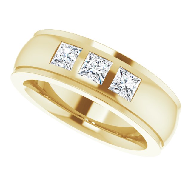 1/2 CTW Lab-Grown Diamond Band, 6 mm