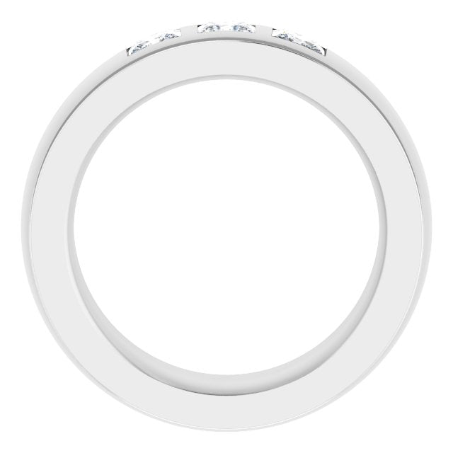 1/2 CTW Lab-Grown Diamond Band, 6 mm