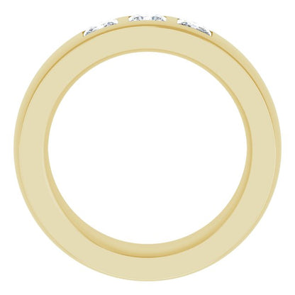 1/2 CTW Lab-Grown Diamond Band, 6 mm