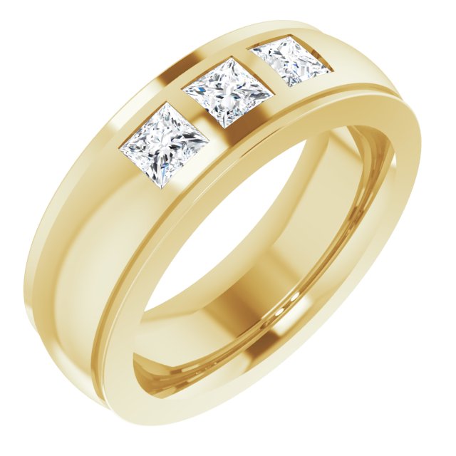1/2 CTW Lab-Grown Diamond Band, 6 mm
