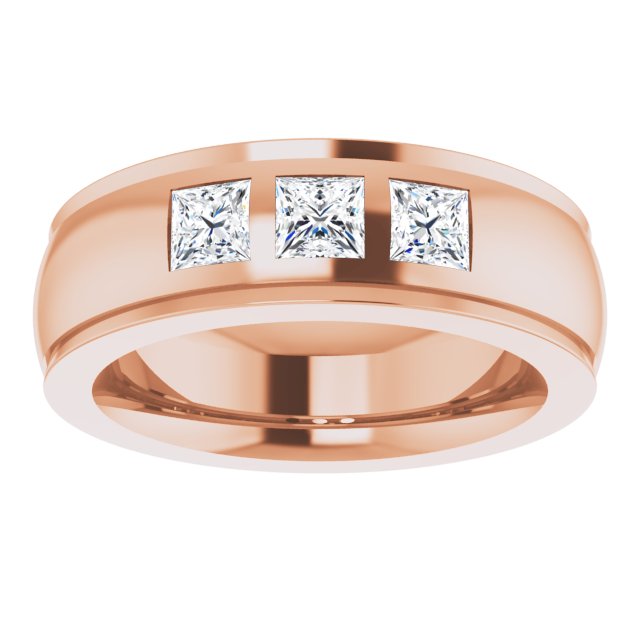 1/2 CTW Natural Diamond Band, 6 mm, Style 2