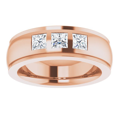 1/2 CTW Natural Diamond Band, 6 mm, Style 2