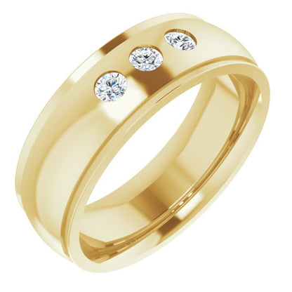 1/8 CTW Lab-Grown Diamond Band, 6 mm