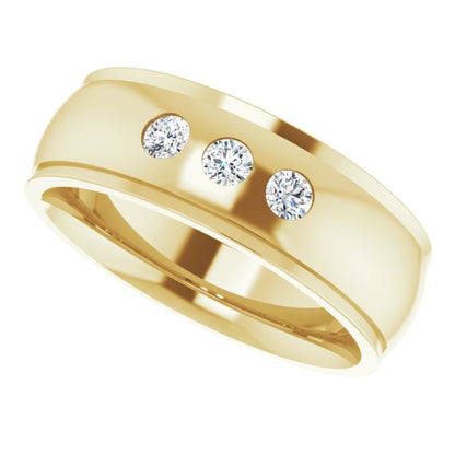 1/8 CTW Natural Diamond Band, 6 mm