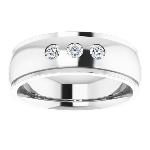 1/8 CTW Natural Diamond Band, 6 mm