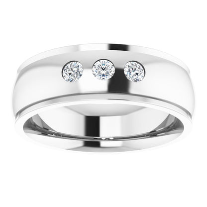 1/8 CTW Natural Diamond Band, 6 mm