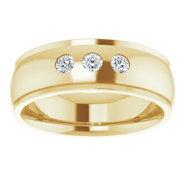 1/8 CTW Natural Diamond Band, 6 mm