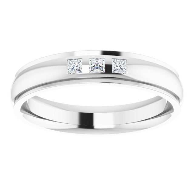 1/10 CTW Natural Diamond Band, 4 mm