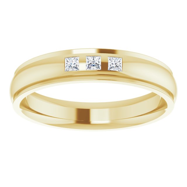 1/10 CTW Natural Diamond Band, 4 mm