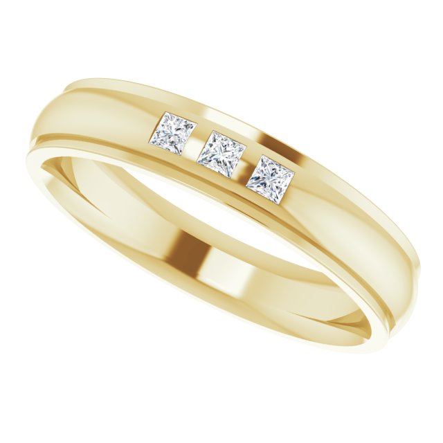 1/10 CTW Natural Diamond Band, 4 mm